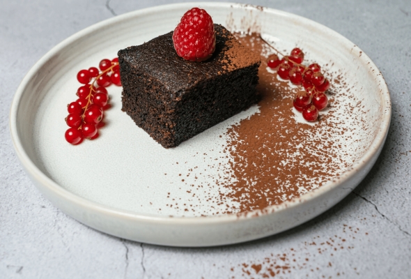 Chocolate and Raspberry Brownie