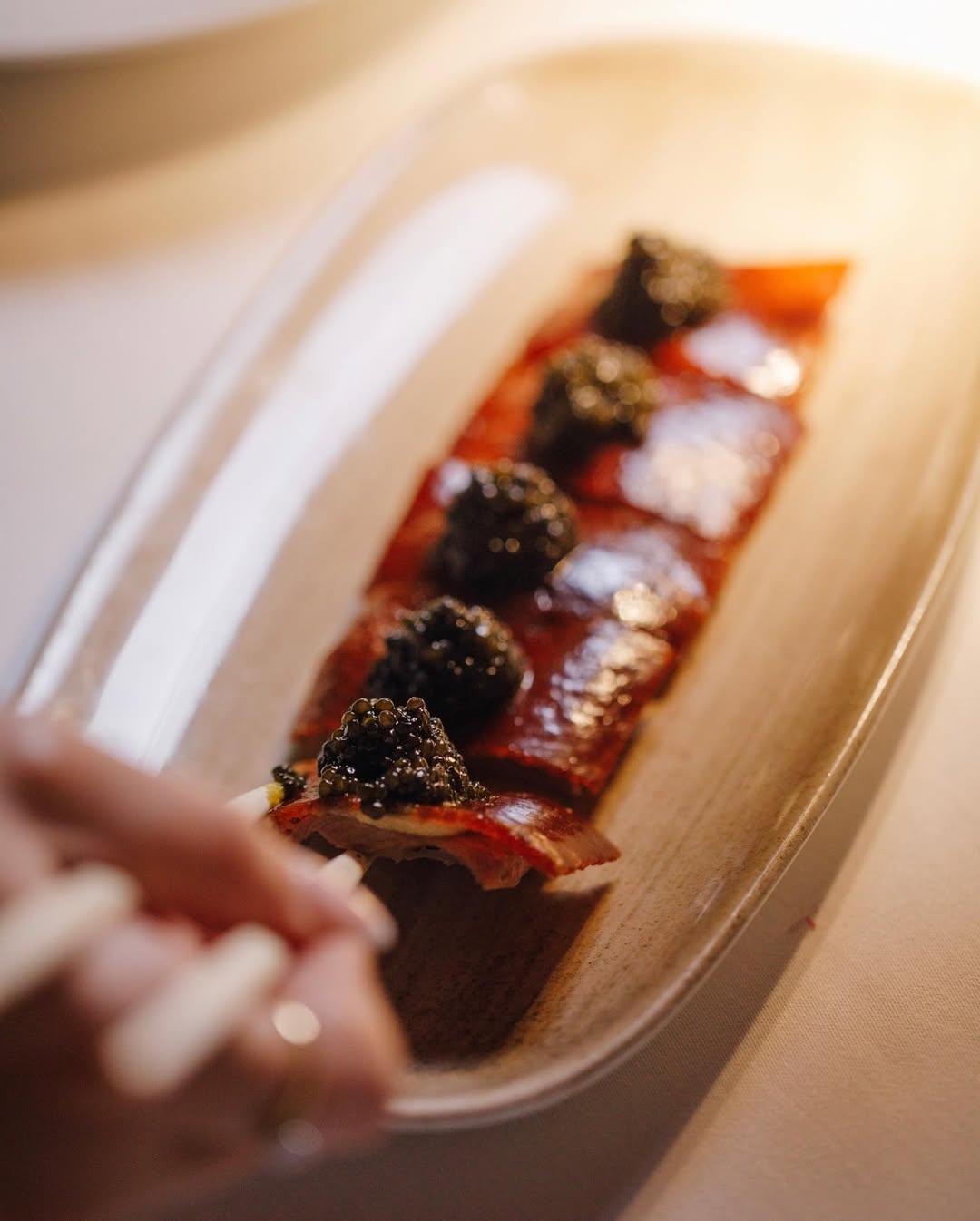 Roast Duck with Foie Gras & Caviar