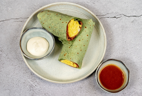 Egg & Bacon Wrap