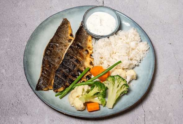 Grilled Seabass Fillet