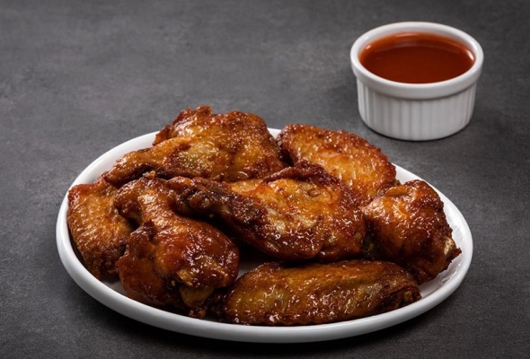 Chicken wings with BBQ Sauce